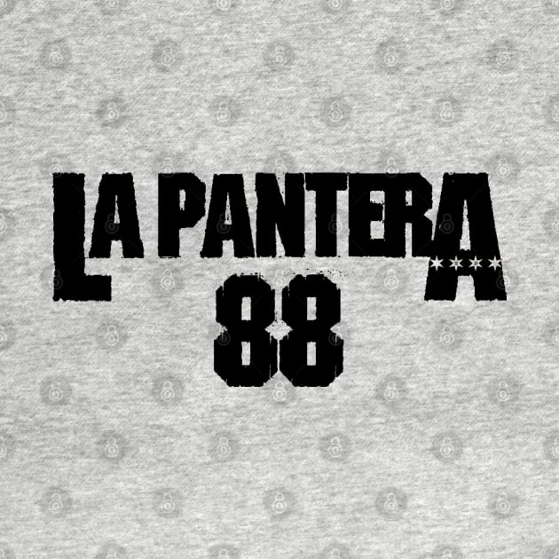 La Pantera - Black Text by Snark Buehrle